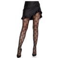 LEG AVENUE - COLLANT RÉSILLE AVEC NŒUD NOIR