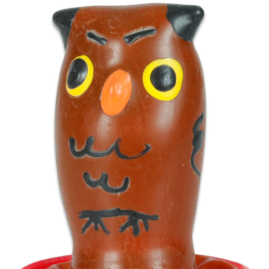 CONDOMERIE - PRÉSERVATIF DÉCORATIF PEINT À LA MAIN HIBOU