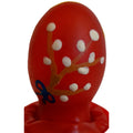 CONDOMERIE - PRÉSERVATIF DÉCORATIF PEINT À LA MAIN ŒUF DE PÂQUES ROUGE
