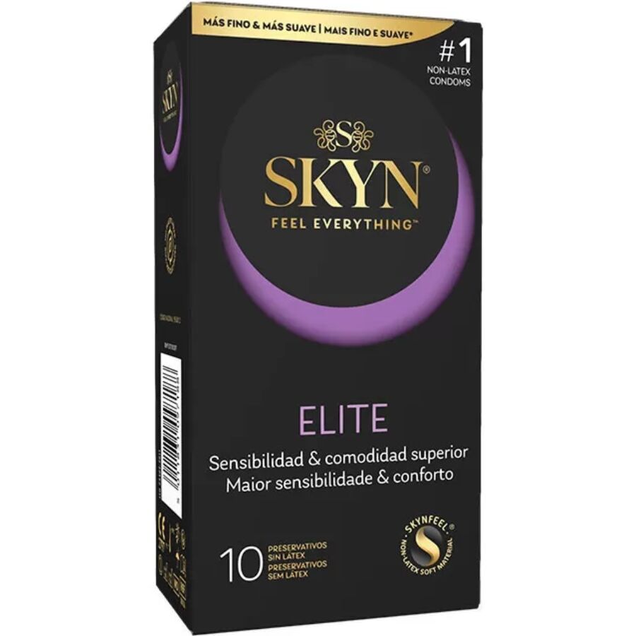 SKYN - PRÉSERVATIF ÉLITE ULTRA FIN 10 UNITÉS