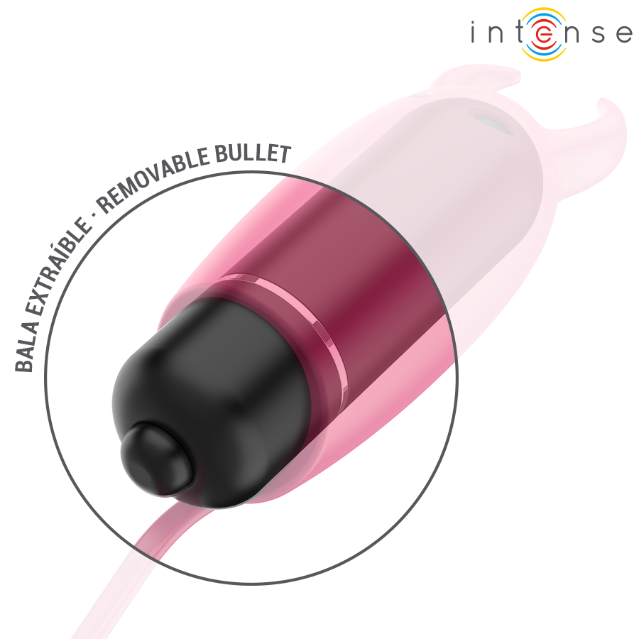 INTENSE - BALLE VIBRANTE ÉCARLATE DÉMON ROUGE 9,3 X 2,4 CM