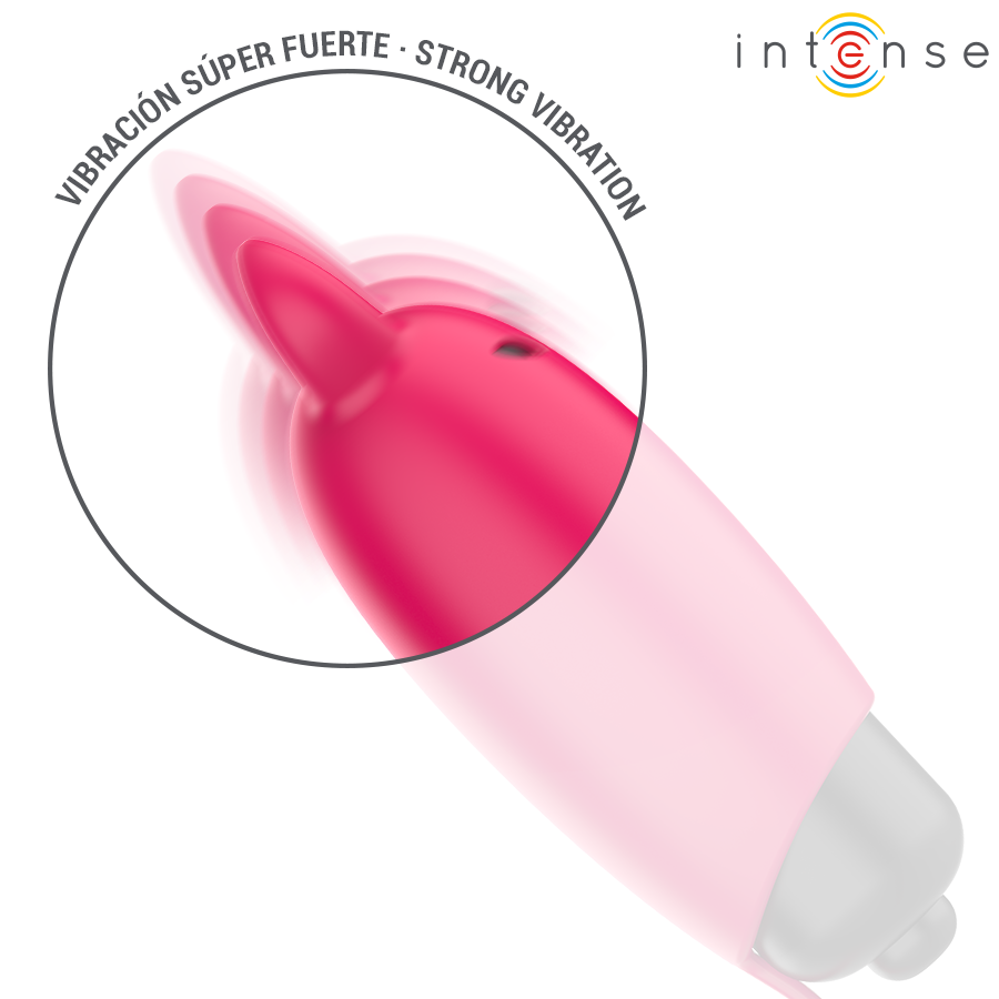 INTENSE - BALLE VIBRANTE ÉCARLATE DÉMON ROUGE 9,3 X 2,4 CM