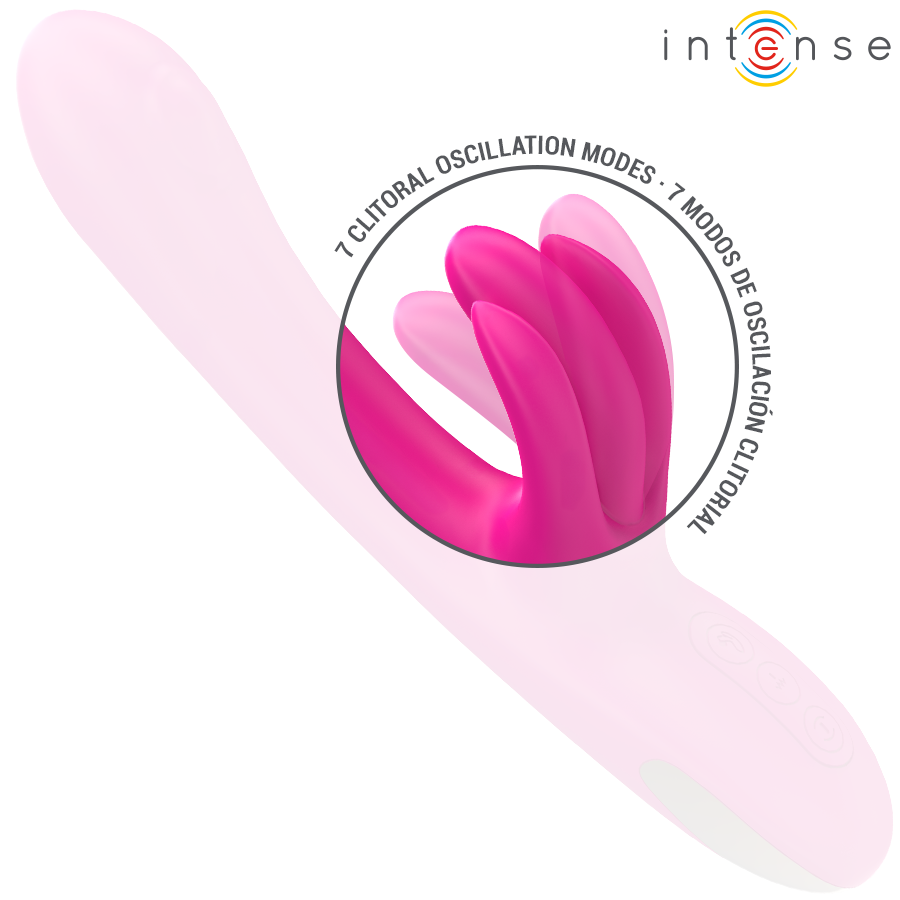 INTENSE - VIBREUR MULTIFONCTION BRITNEY LAPIN 23 CM ROSE