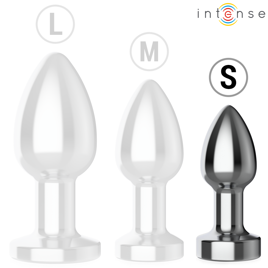 INTENSE - PLUG ANAL MÉTAL 10 VIBRATIONS AVEC TÉLÉCOMMANDE S