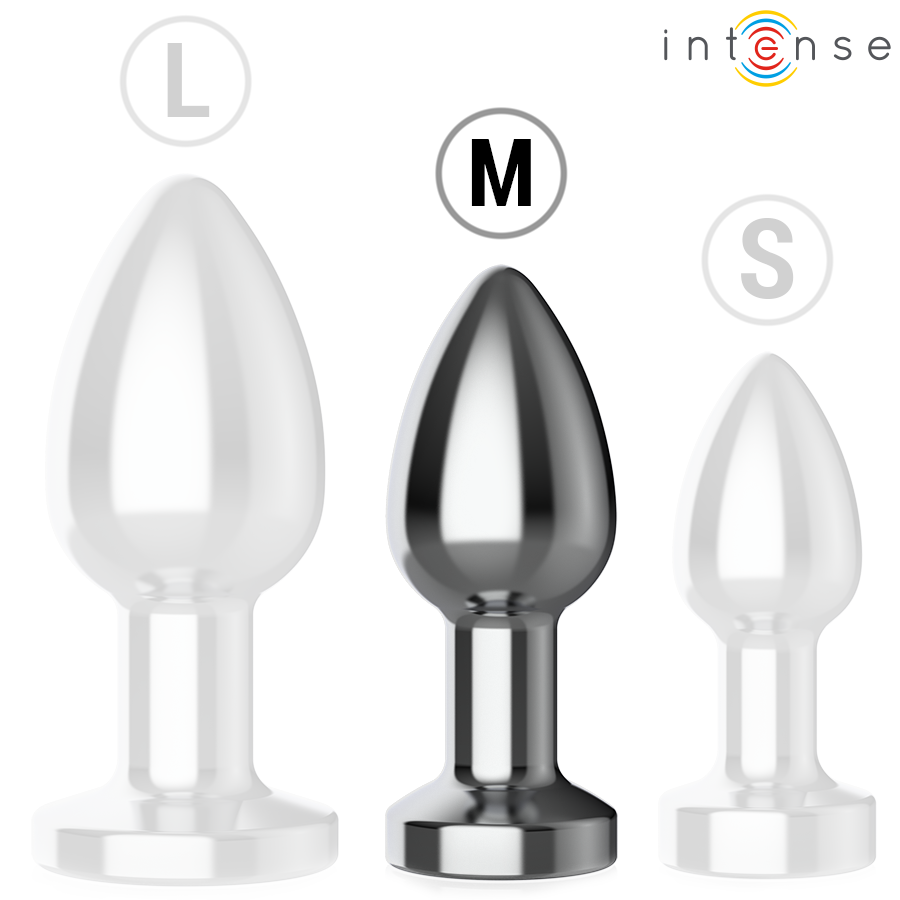 INTENSE - PLUG ANAL MÉTAL 10 VIBRATIONS AVEC TÉLÉCOMMANDE