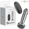INTENSE - ANAL PLUG 10 VIBRATIONS METAL DILDO SHAPED WITH REMOTE CONTROL S