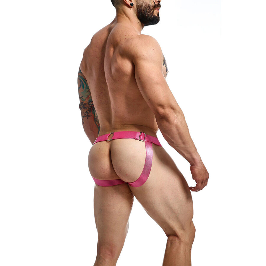 MOB - JOCKSTRAP DNGEON À PRESSION ROSE TAILLE UNIQUE