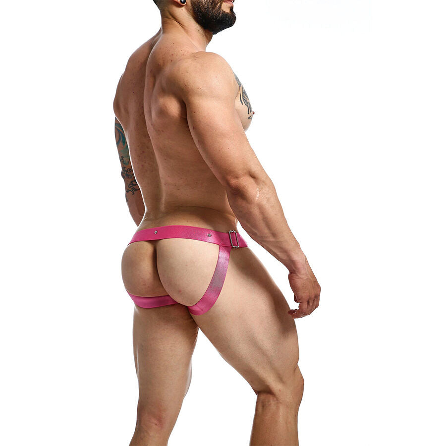 MOB - JOCKSTRAP DNGEON À PRESSION ROSE TAILLE UNIQUE