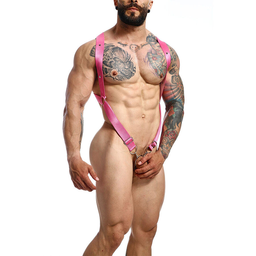 MOB - DNGEON PINK CROSS BACK HARNESS ONE SIZE