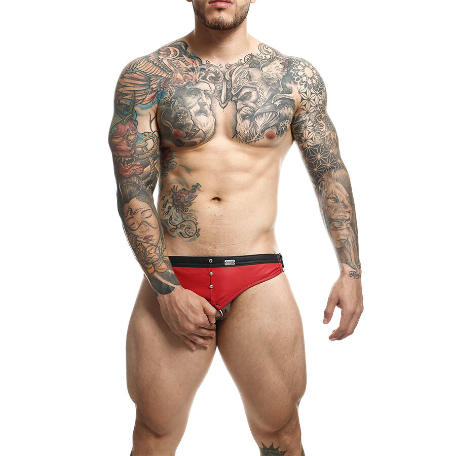 MOB - DNGEON JOCKSTRAP ANNEAU PÉNIS ROUGE TAILLE UNIQUE
