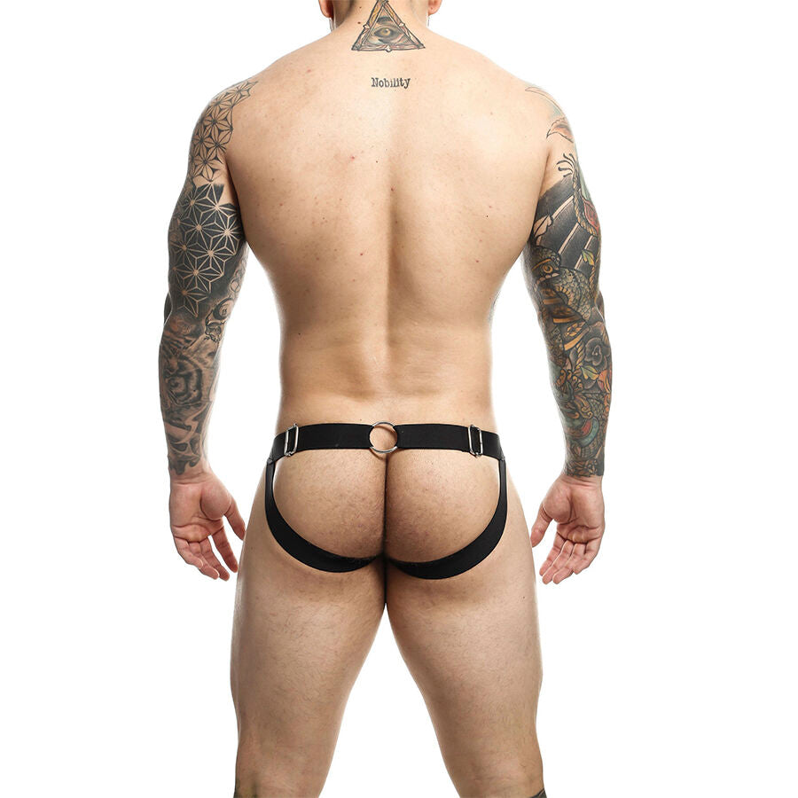 MOB - JOCKSTRAP DONJON ROUGE AVEC CHAÎNES TAILLE UNIQUE