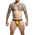MOB - JOCKSTRAP DONJON JAUNE AVEC CHAÎNES TAILLE UNIQUE