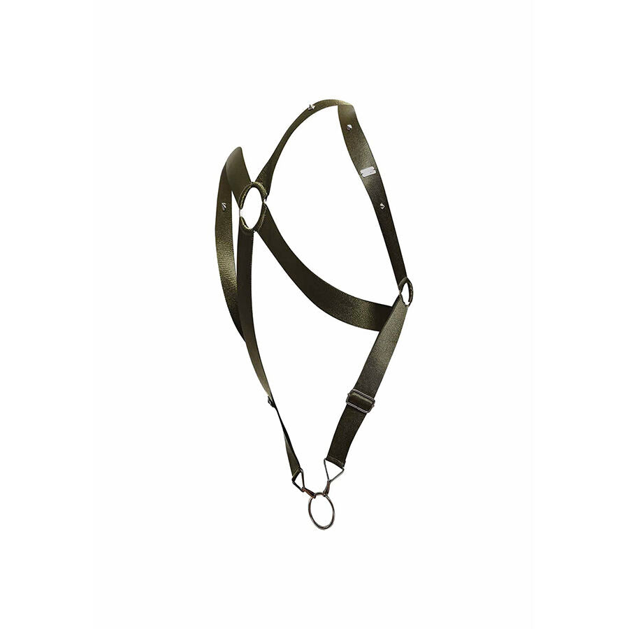 MOB - DNGEON GREEN CROSS BACK HARNESS ONE SIZE