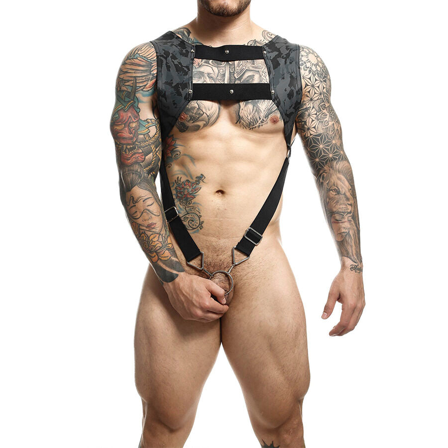 MOB - DNGEON HARNAIS DE PÉNIS ARGENTÉ TAILLE UNIQUE
