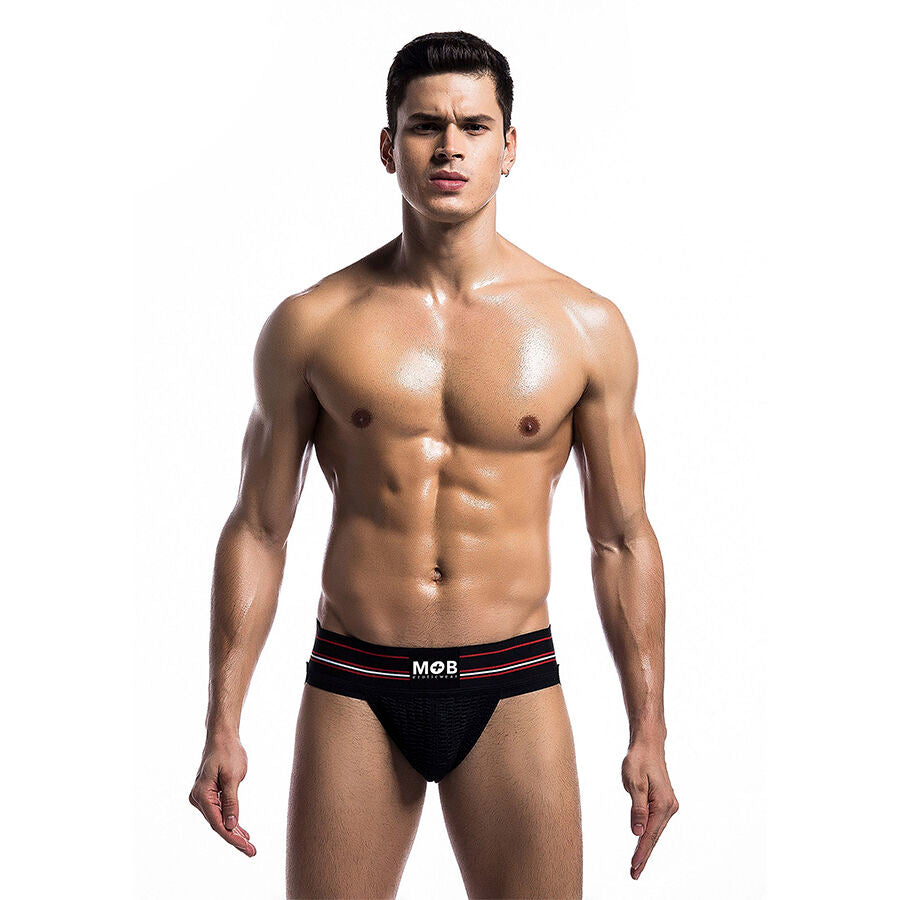 MOB - TANGA CLASSIQUE NOIR TAILLE S