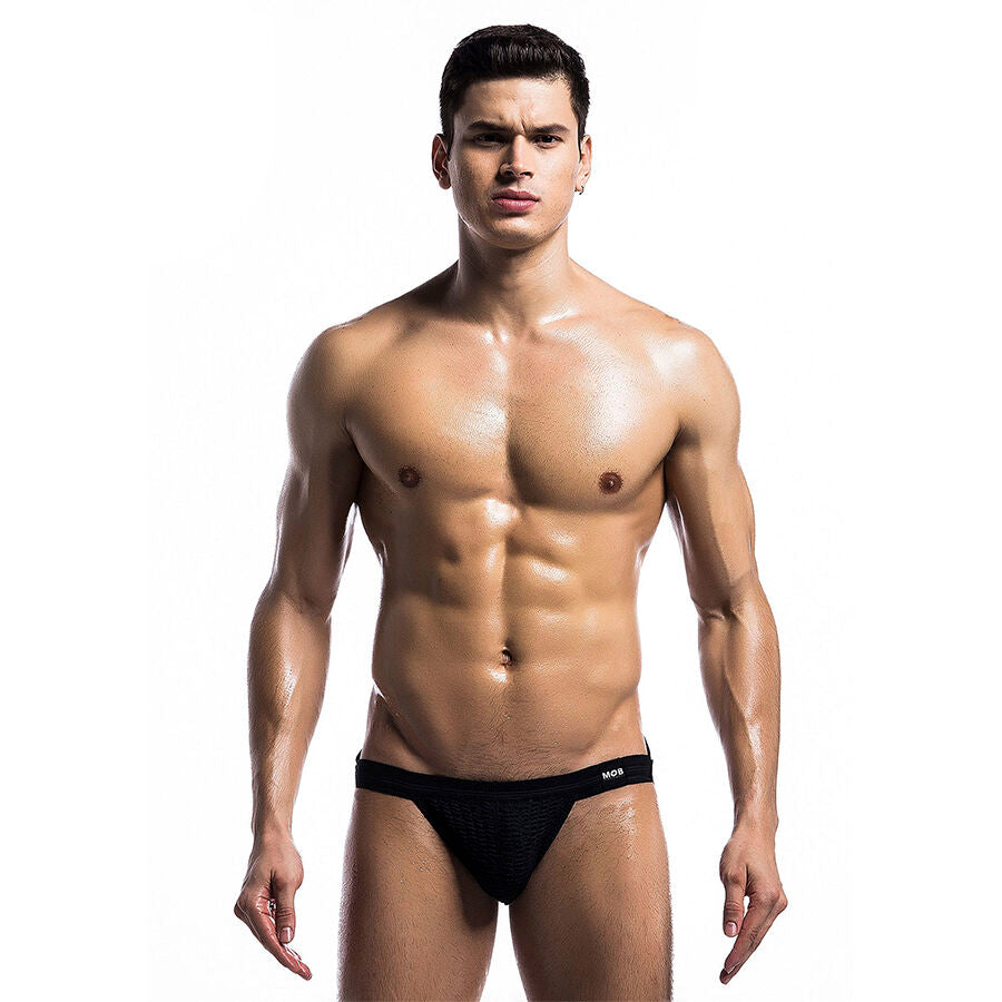 MOB - MAILLOT DE BAIN JOCKSTRAP FÉTICHE NOIR TAILLE M