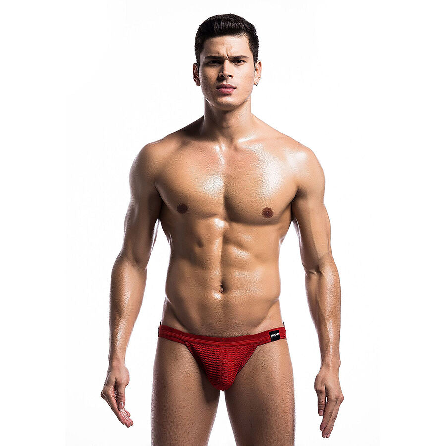 MOB - MAILLOT DE BAIN FÉTICHE JOCKSTRAP ROUGE TAILLE S