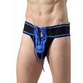 MOB - FETISH JOCKSTRAP FÚTBOL AZUL TALLA XL