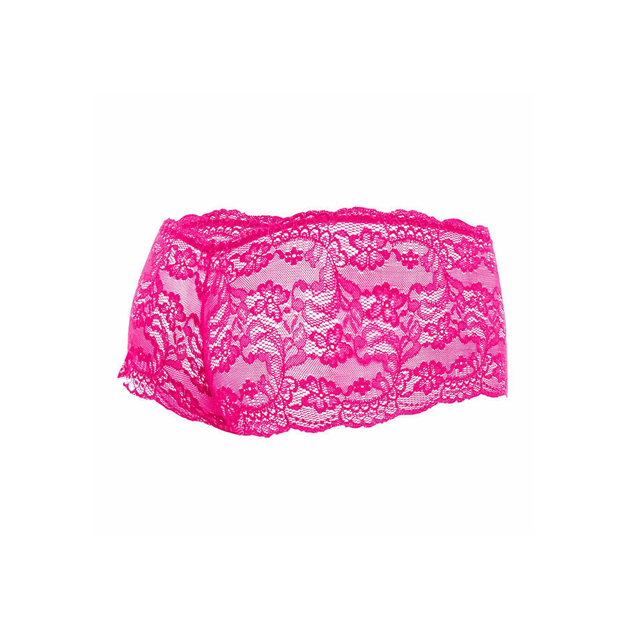 MOB - BOXER DENTELLE ROSE TAILLE S/M