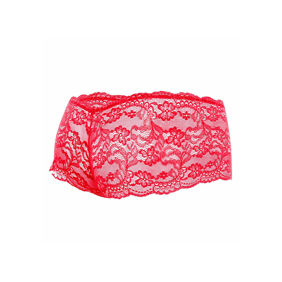 MOB - BOXER DENTELLE ROUGE TAILLE L/XL