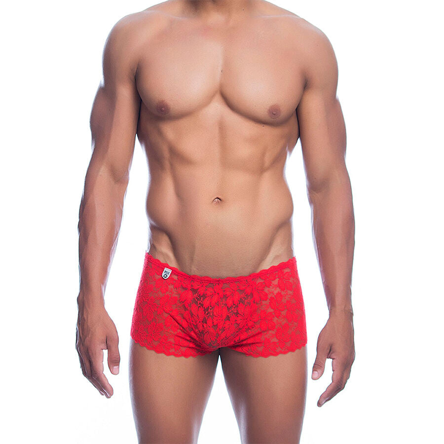 MOB - BOXER DENTELLE ROUGE TAILLE L/XL