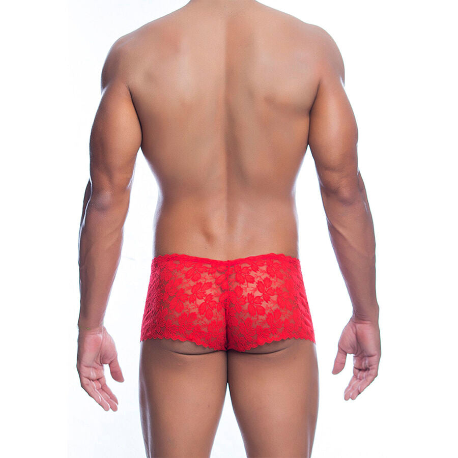 MOB - BOXER DENTELLE ROUGE TAILLE L/XL