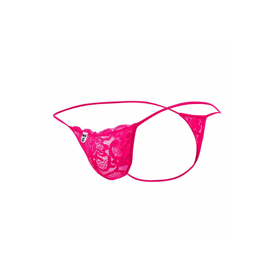 MOB - TANGA EN DENTELLE ROSE TAILLE S/M