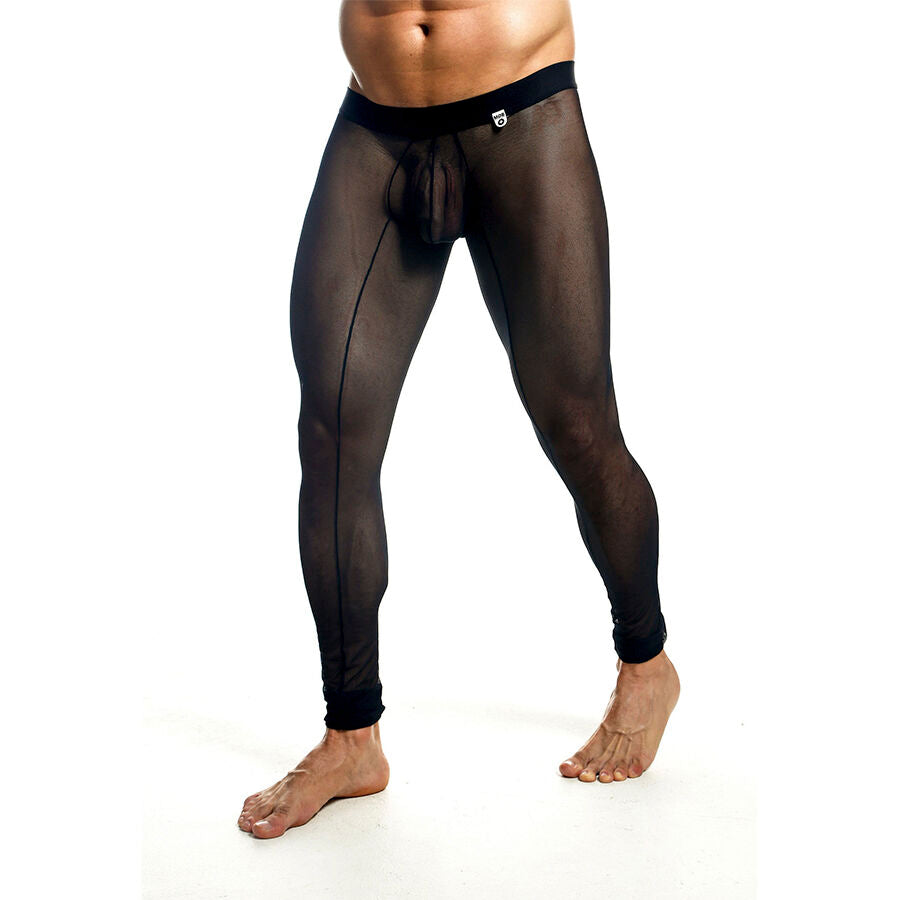 MOB - BAS COLLANT TRANSPARENT NOIR TAILLE S
