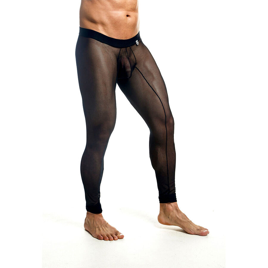 MOB - BAS COLLANTS NOIRS TRANSPARENTS TAILLE XL