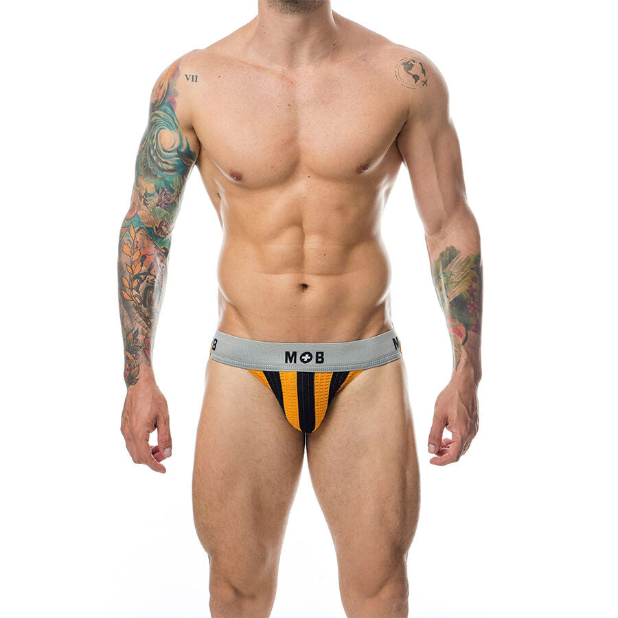 MOB - JOCK CLASICO STRIPE NARANJA TALLA XL