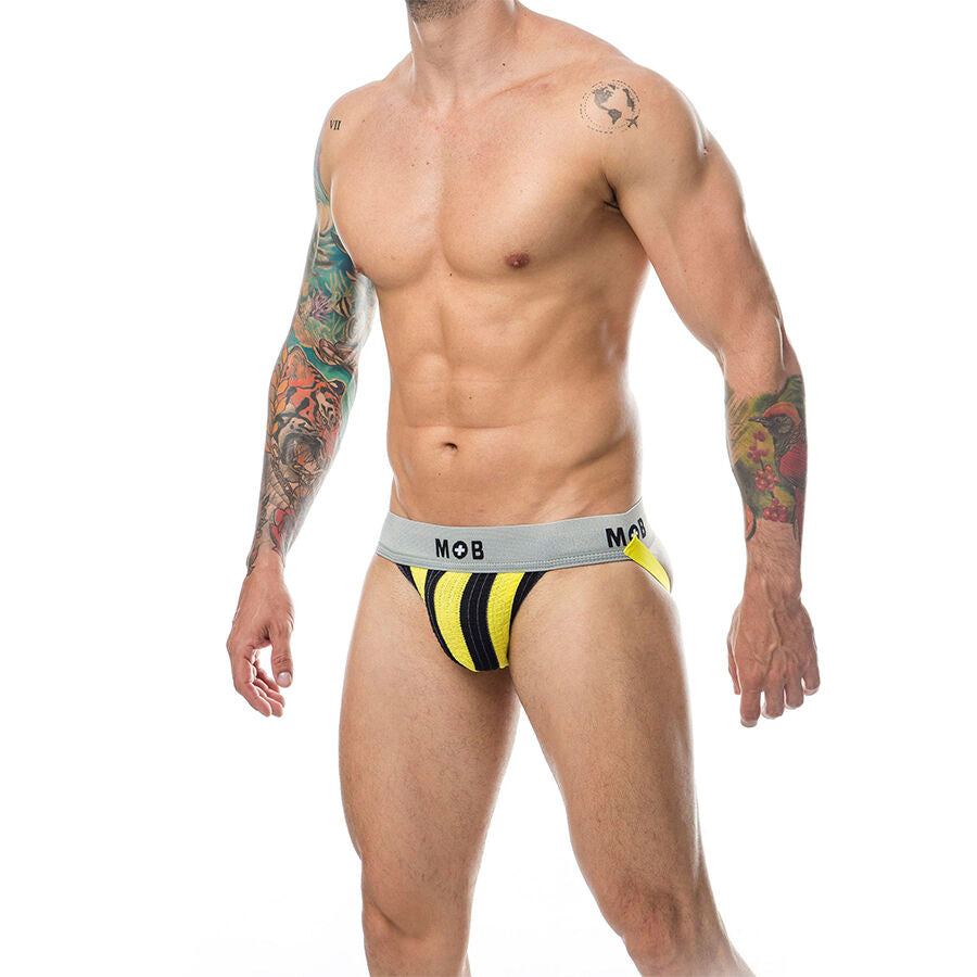 MOB - JOCK CLASICO STRIPE AMARILLO TALLA S