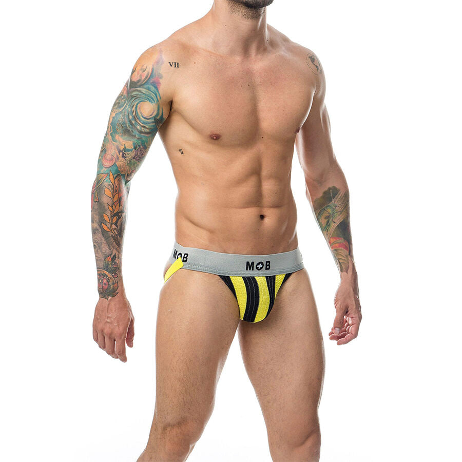 MOB - JOCK CLASICO STRIPE AMARILLO TALLA XL