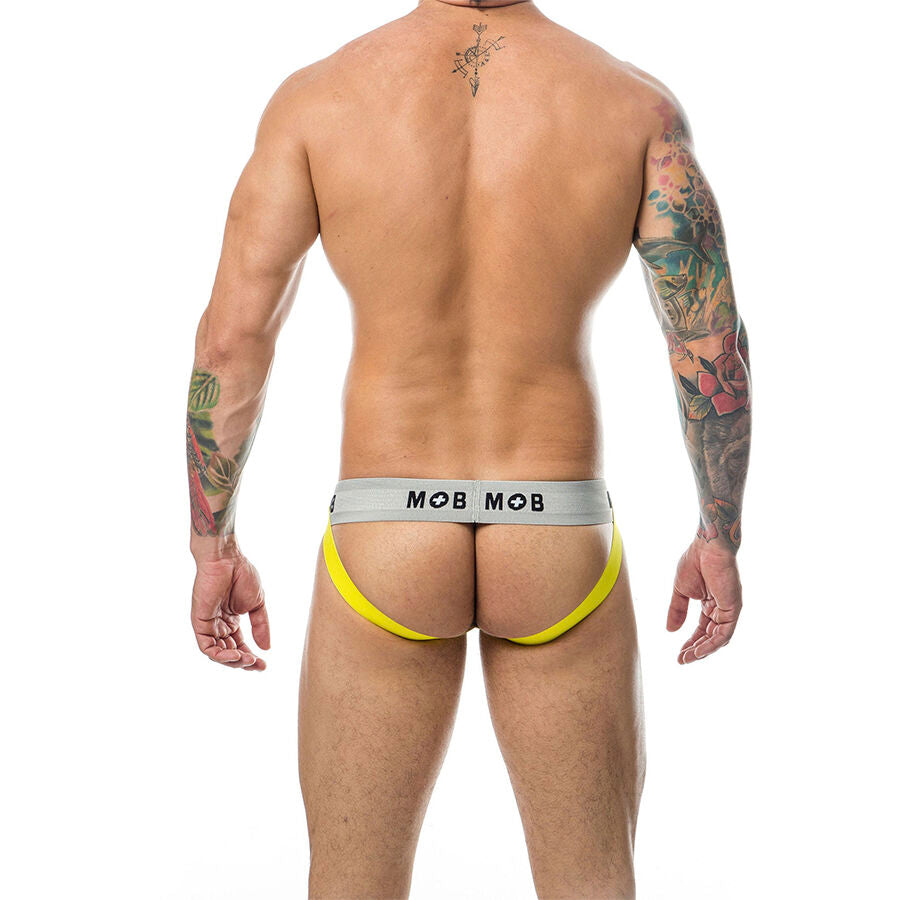 MOB - JOCK CLASICO STRIPE AMARILLO TALLA XXL