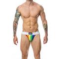 MOB - JOCK CLASSIQUE RAYURES ARC-EN-CIEL TAILLE L