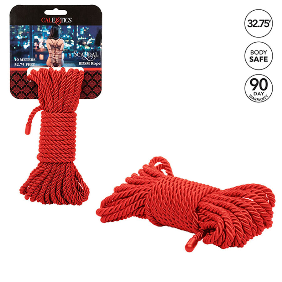 CALEXOTICS - SCANDAL RED BDSM ROPE 10M
