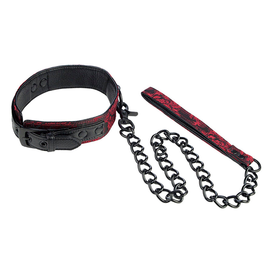CALEXOTICS - SCANDAL COLLAR CON CORREA NEGRA