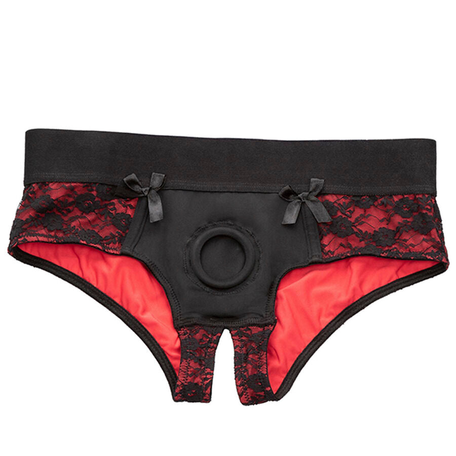 CALEXOTICS - SCANDAL ENSEMBLE CULOTTE OUVERT AVEC GODEMICHET TAILLE L/XL