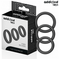 ADDICTED TOYS - ENSEMBLE DE BAGUES PLATES EN SILICONE