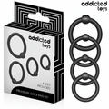 ADDICTED TOYS - LOT DE BAGUES PÉNIS EN SILICONE À PRESSION