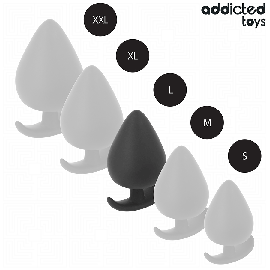 ADDICTED TOYS - PLUG ANAL EN SILICONE TAILLE L 8 CM