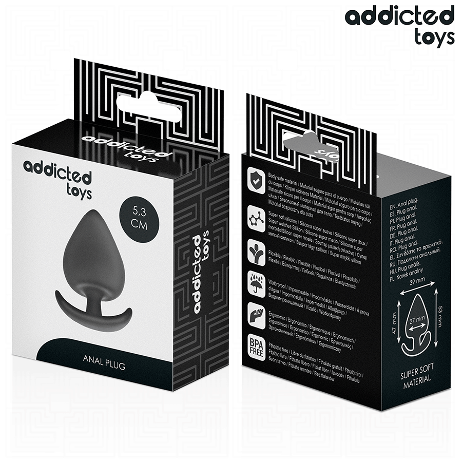 ADDICTED TOYS - SILICONE ANAL PLUG SIZE S 5.3 CM