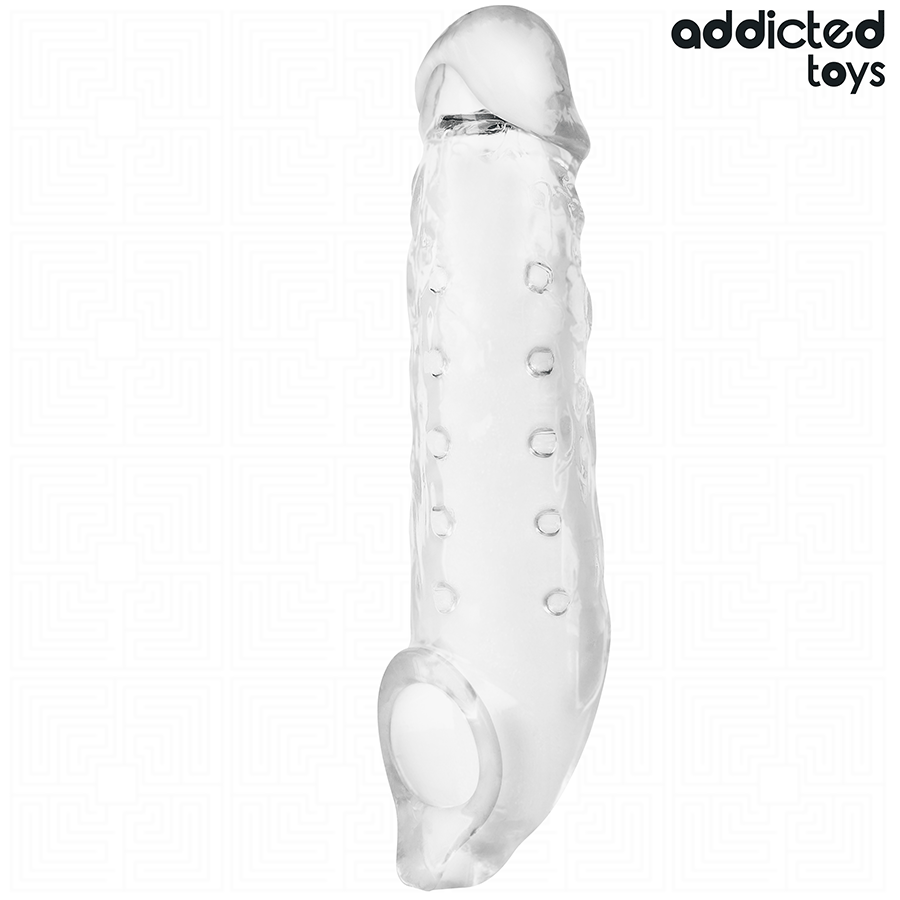 ADDICTED TOYS - GAINES PÉNIS TRANSPARENTES TAILLE M 27 CM