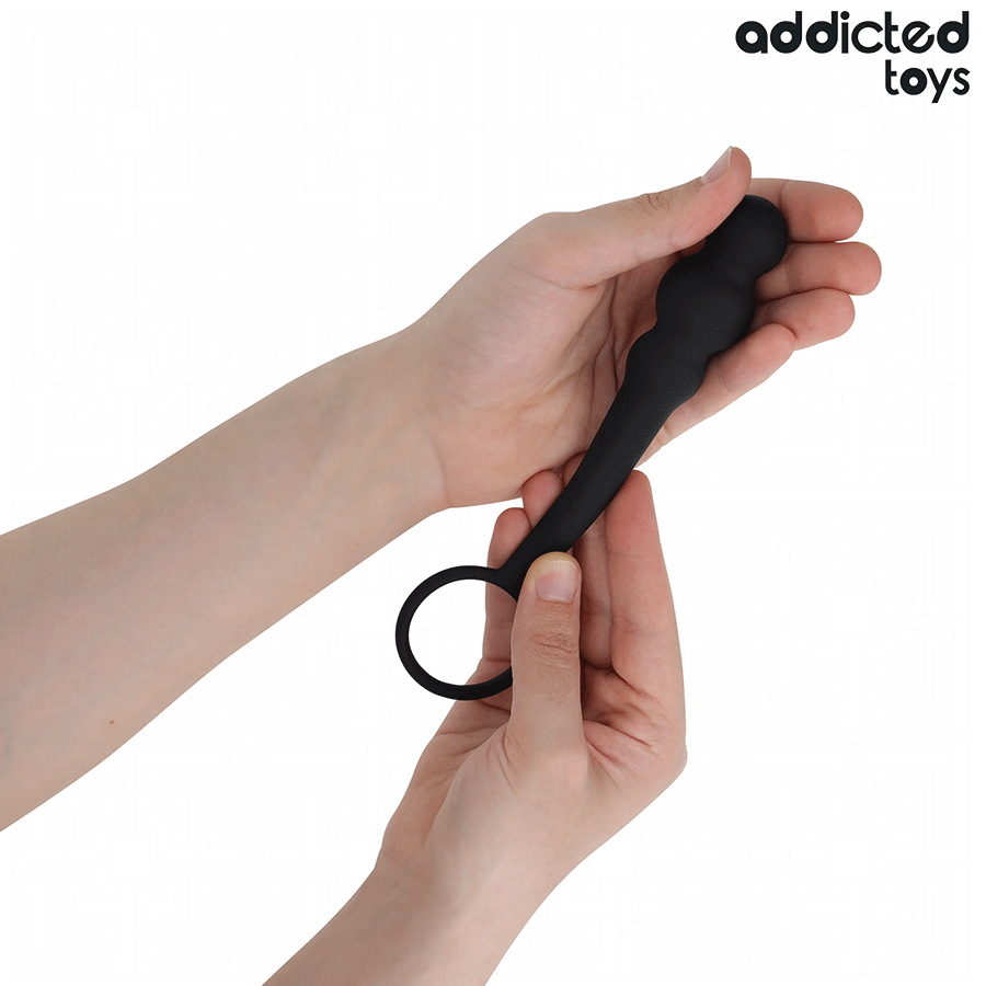 ADDICTED TOYS - PLUG ANAL AVEC ANNEAU SILICONE MODÈLE 1