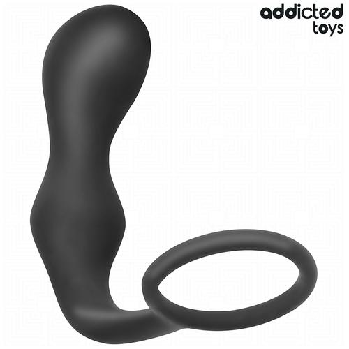 ADDICTED TOYS - ANAL PLUG WITH SILICONE RING MODEL 3