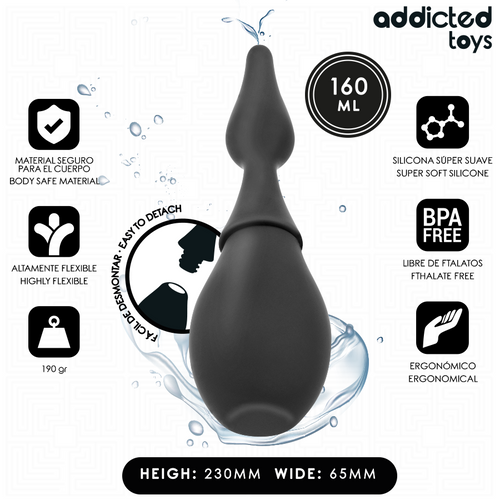 ADDICTED TOYS - NETTOYANT DE VOYAGE EN SILICONE MODÈLE 1