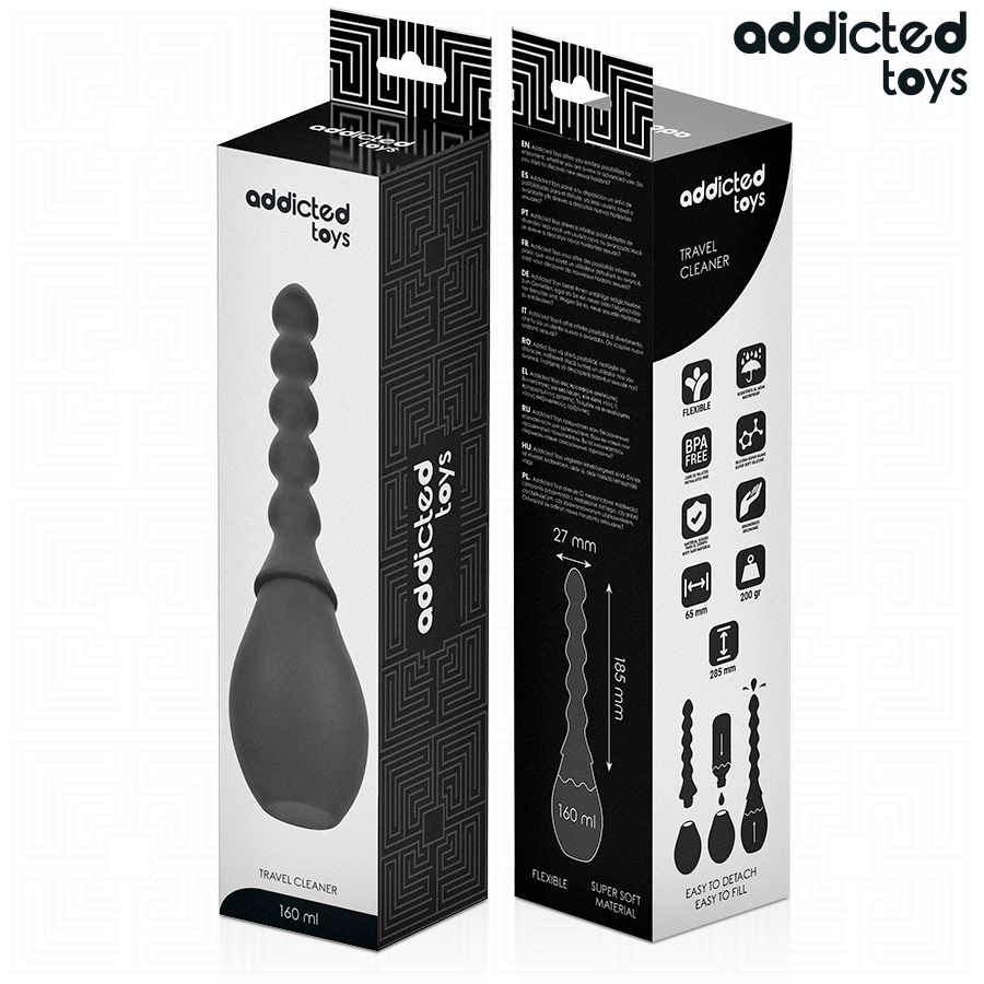 ADDICTED TOYS - NETTOYANT DE VOYAGE EN SILICONE MODÈLE 2