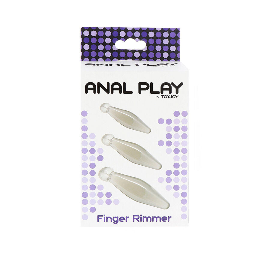 TOYJOY - DOIGTIER ANAL RIMMER 3 PIÈCES TRANSPARENT
