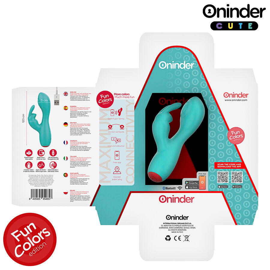 ONINDER CUTE - LOVE BUNNY VIBRATOR GY SPOT CLITORIS - FREE GLOBAL APP