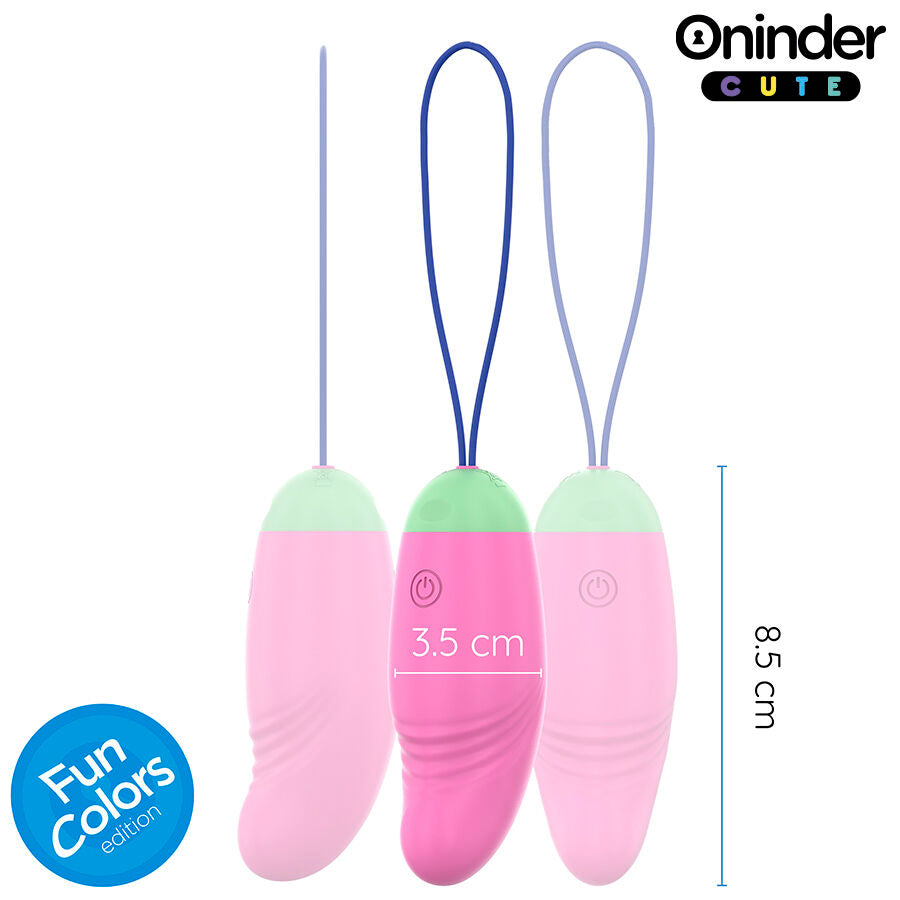 ONINDER CUTE - LOVE PLEASURE OEUF VIBRO-ROTATIF 360 SILICONE - APPLICATION MONDIALE GRATUITE