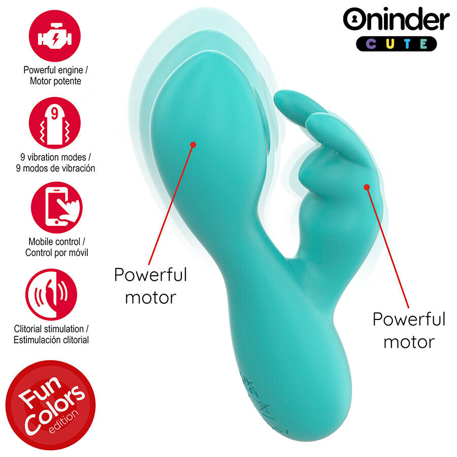 ONINDER CUTE - LOVE BUNNY VIBRATOR GY SPOT CLITORIS - FREE GLOBAL APP